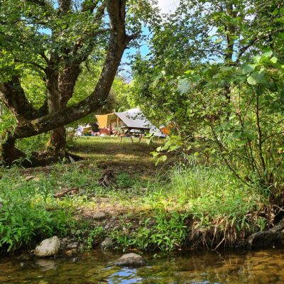 Camping Coursavy - rivier
